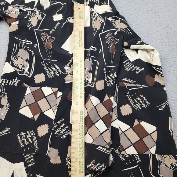 Women's Vintage Oversized Blazer Jacket Small 80’s Designer Statement Minimalist - Picture 5 of 11